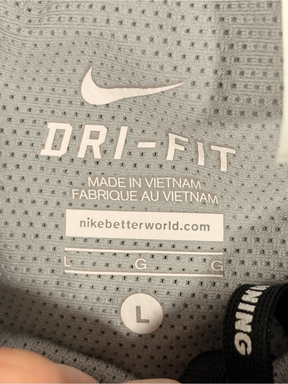 Nike Men’s Royal Blue Athletic Shorts with Gray & Navy Panels and has a snag